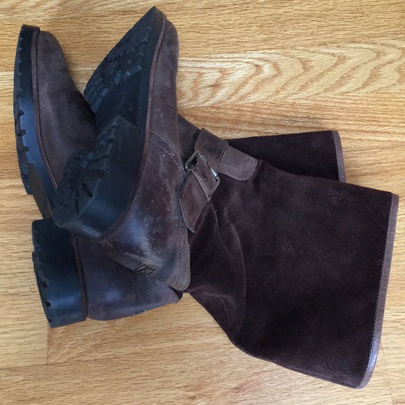 Sperry Leather Mid-Calf Round Toe Boots - Picture 3 of 7